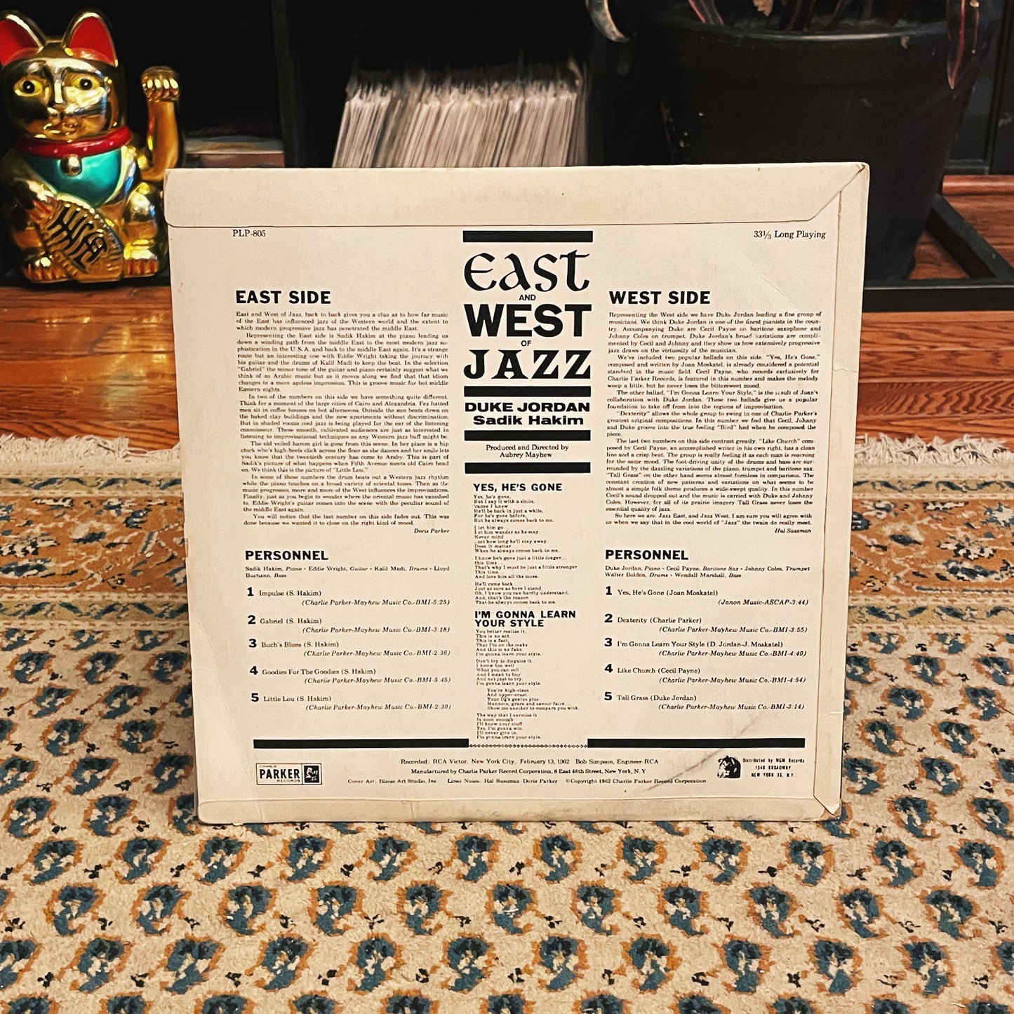Duke Jordan And Sadik Hakim – East And West Of Jazz