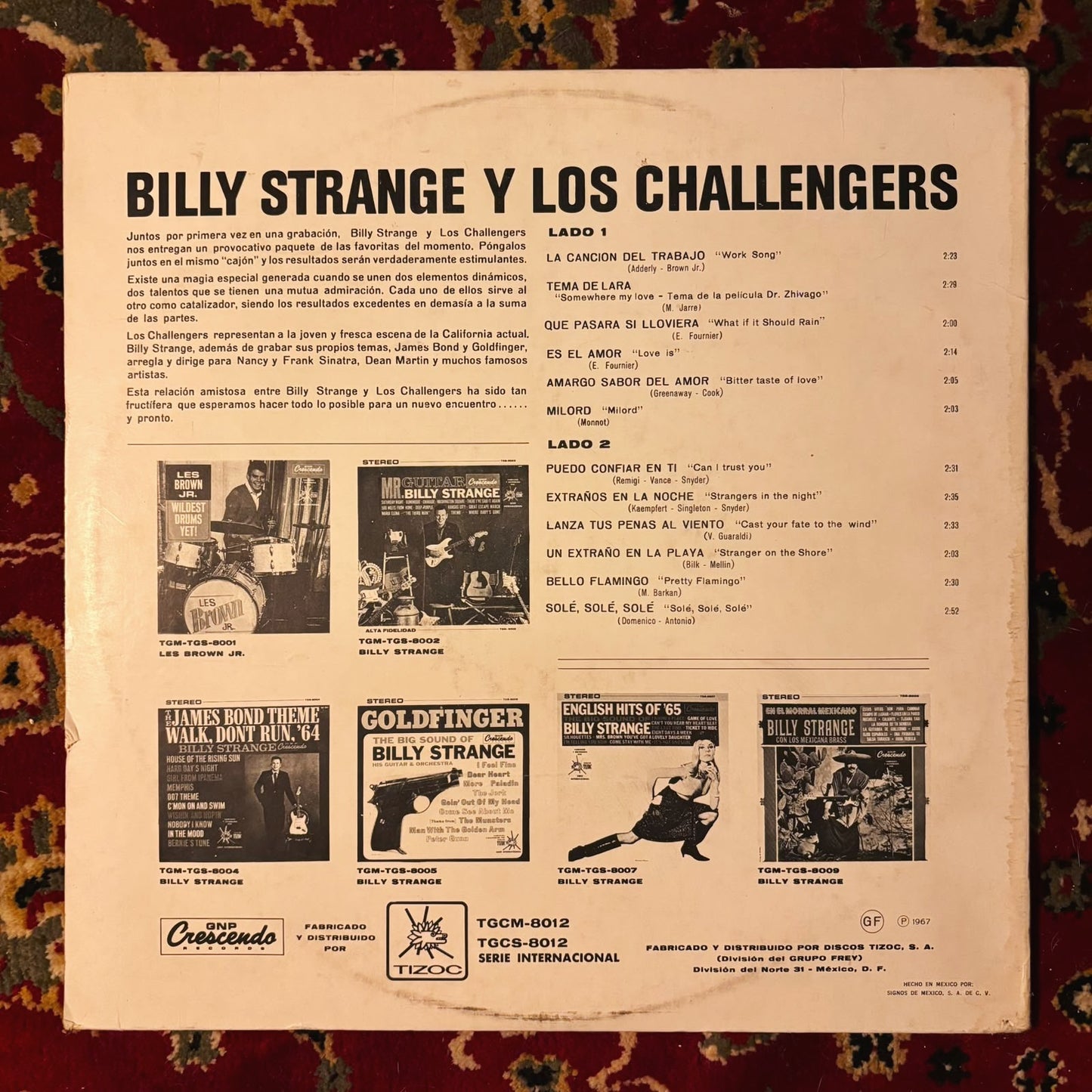 Billy Strange & The Challengers – Billy Strange & The Challengers