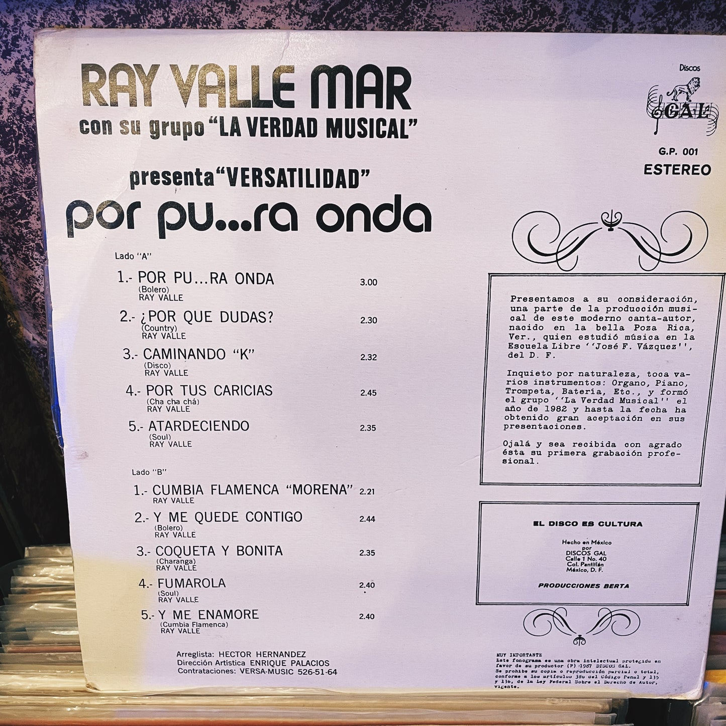 Ray Valle Mar Con su Grupo - la verdad musical