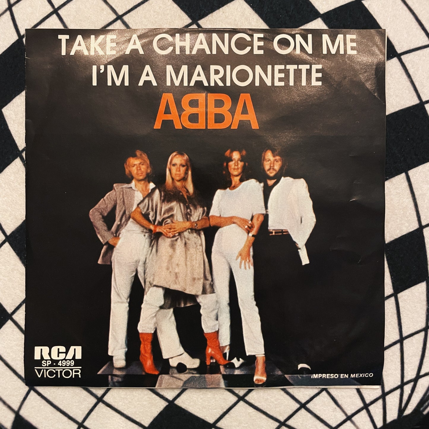 7¨| ABBA – Take A Chance On Me / I'm A Marionette