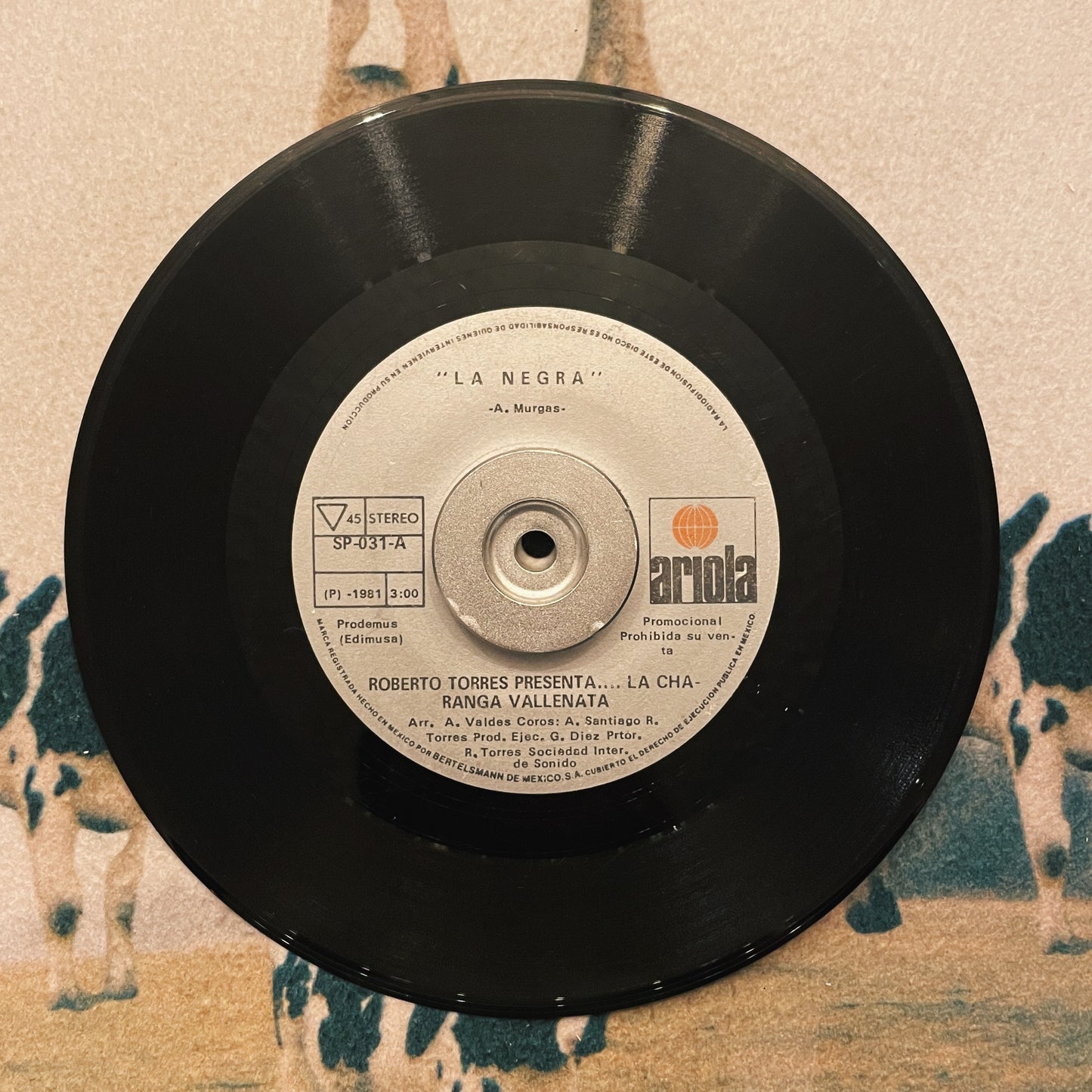 7¨| Roberto Torres - La Negra (Disco promocional)