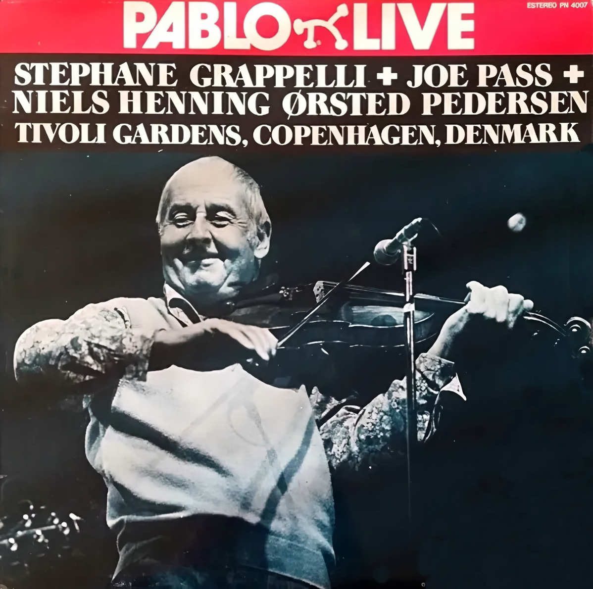 Stéphane Grappelli + Joe Pass + Niels-Henning Ørsted Pedersen – Tivoli Gardens, Copenhagen, Denmark