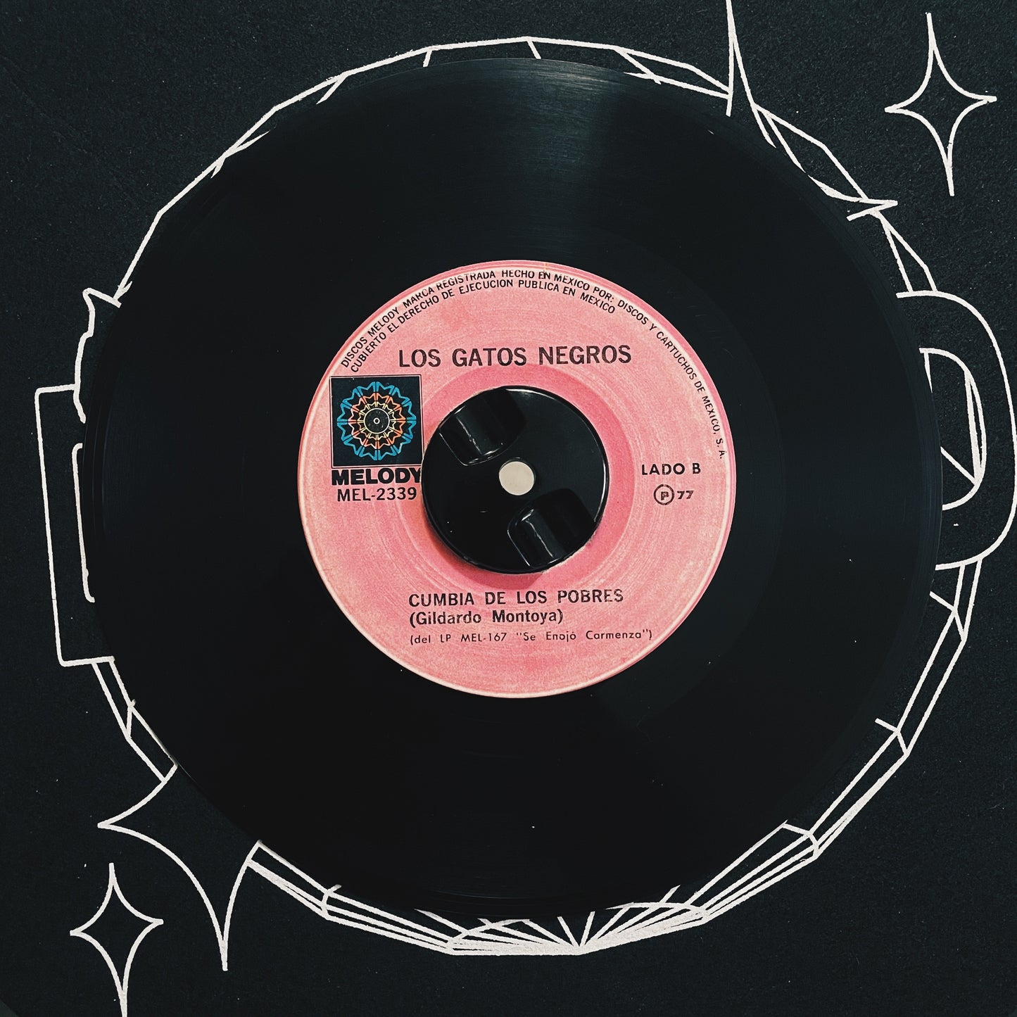 7¨| Los Gatos Negros – La Casa De Tiberio / Cumbia De Los Pobres