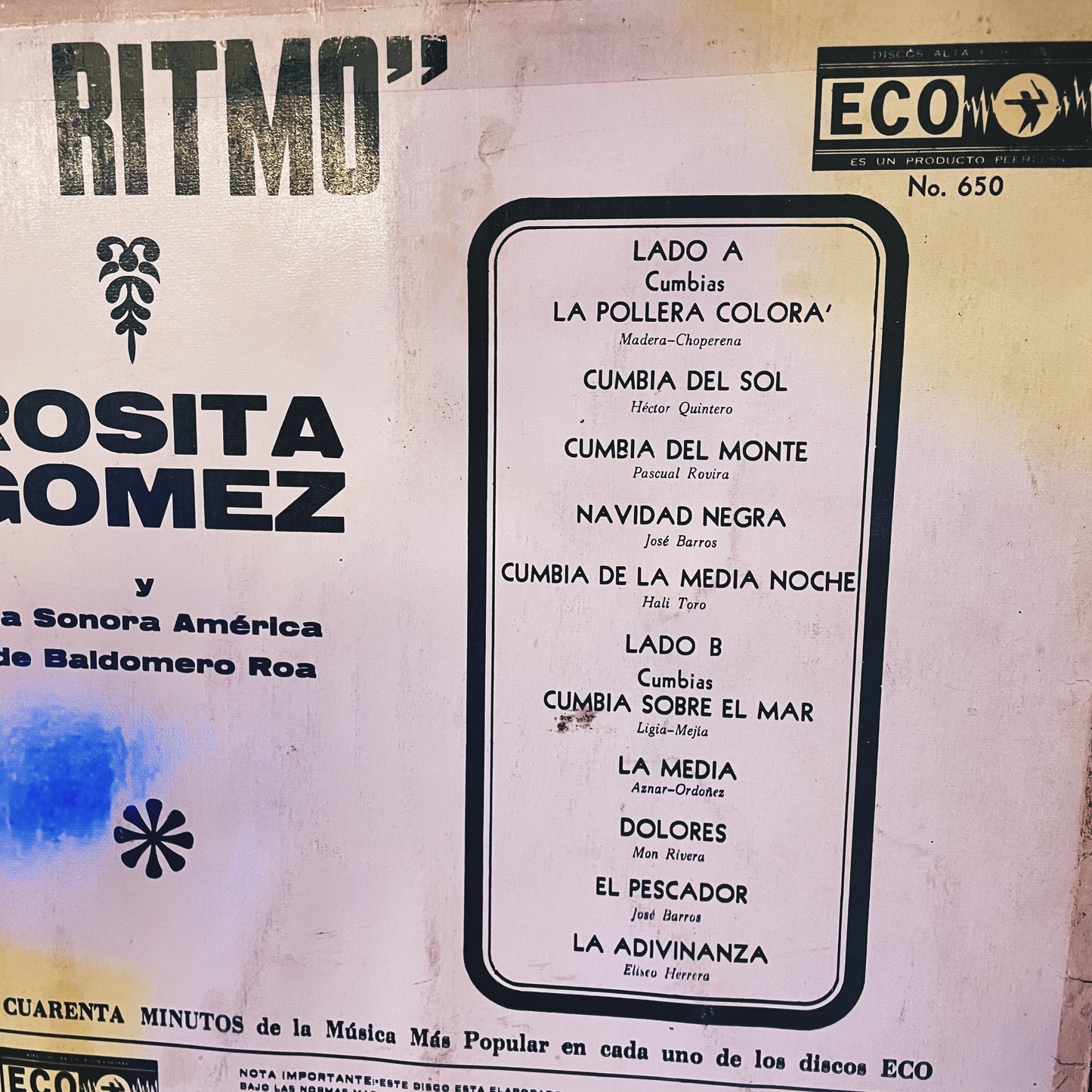 Rosita Gomez – Cumbias Con Rosita Gómez