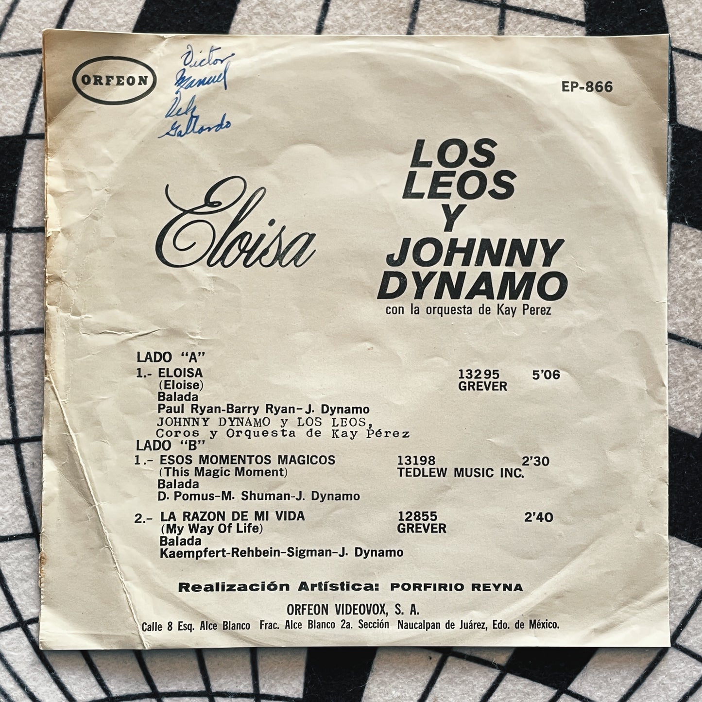 7¨| Los Leos y Johnny Dynamo – Eloisa