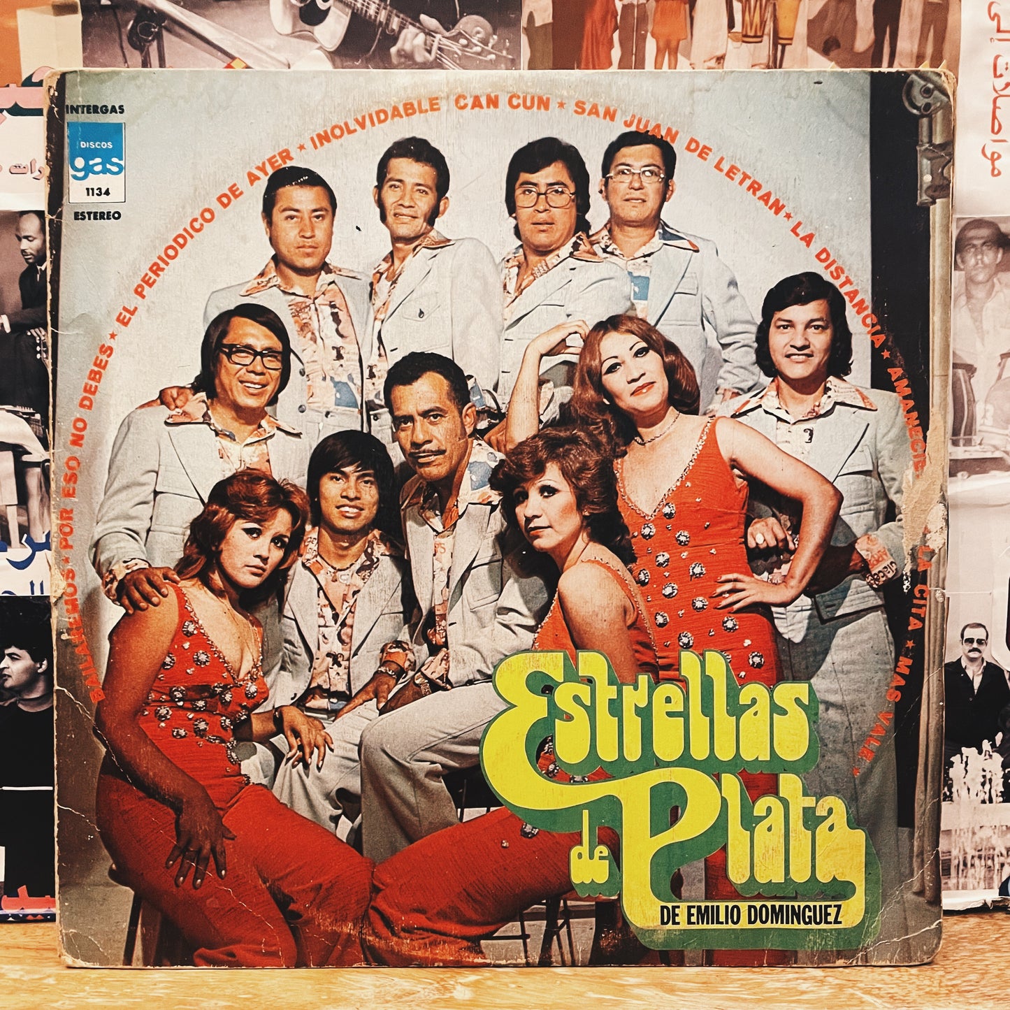 Estrellas De Plata De Emilio Dominguez – Estrellas De Plata (Disco color azul)