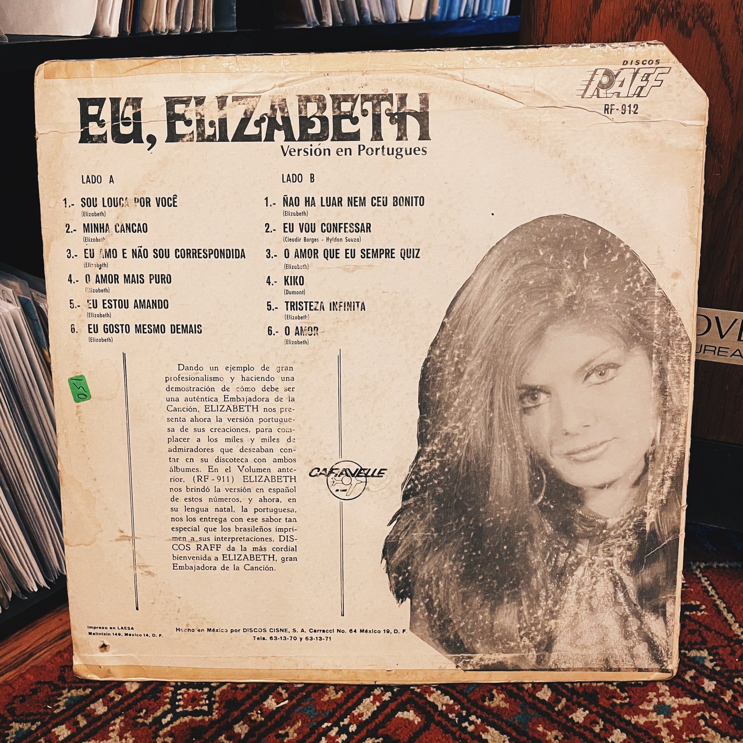 Elizabeth – Eu, Elizabeth Versión En Portugués