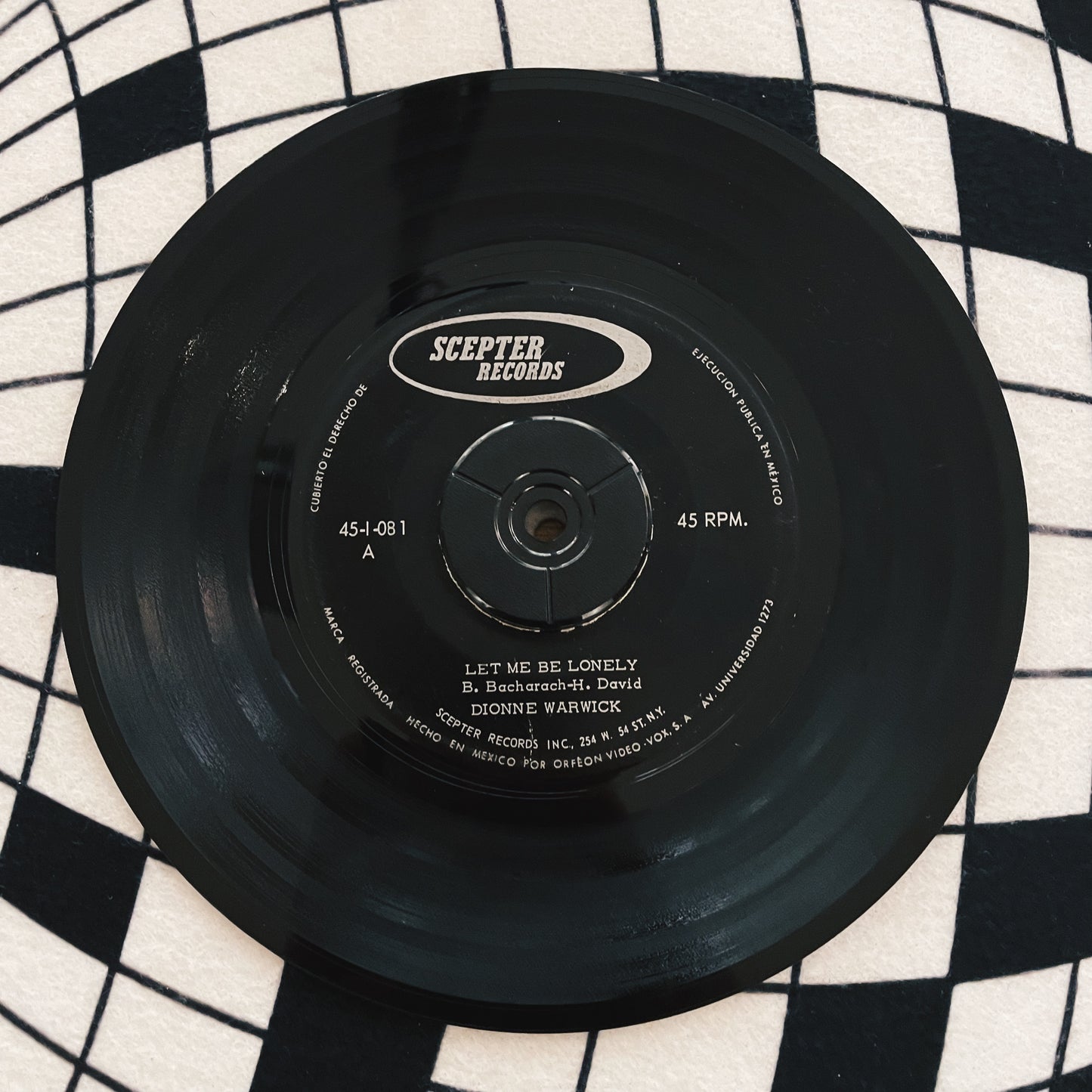 7¨| Dionne Warwick – Do You Know The Way To San José / Let Me Be Lonely