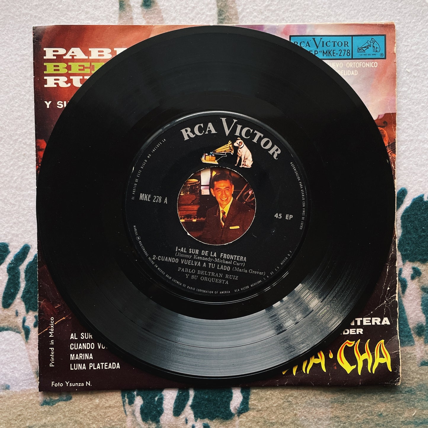 7¨| Pablo Beltran Ruiz Y Su Orquesta – Al Sur De La Frontera / Marina EP