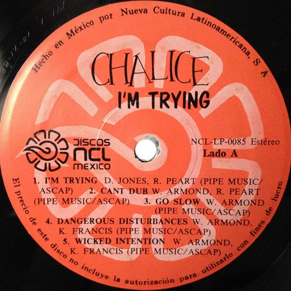 Chalice – I'm Trying