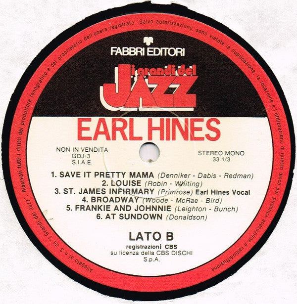 Earl Hines – Earl Hines