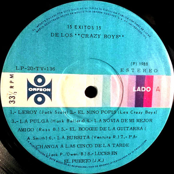 The Crazy Boys – 15 hits