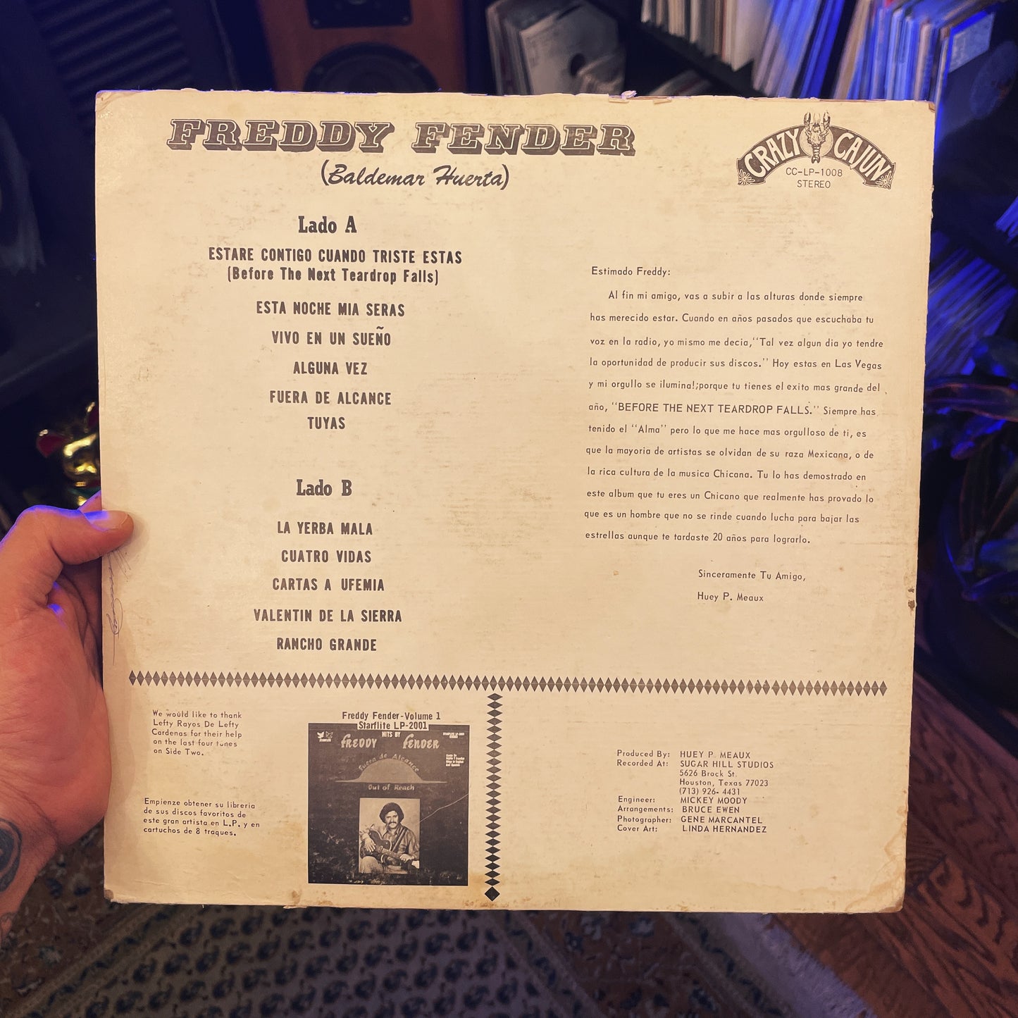 Freddy Fender – Before The Next Teardrop Falls
