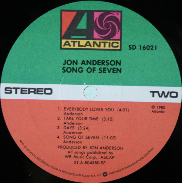 Jon Anderson - Song Of Seven