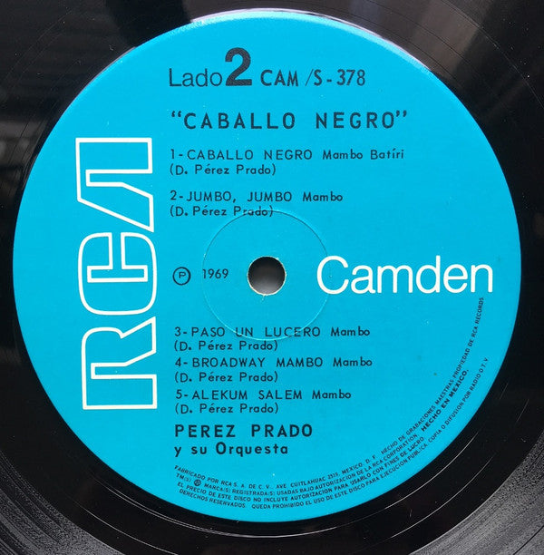 Perez Prado Y Su Orquesta – Caballo Negro Y Otros Exitos Con