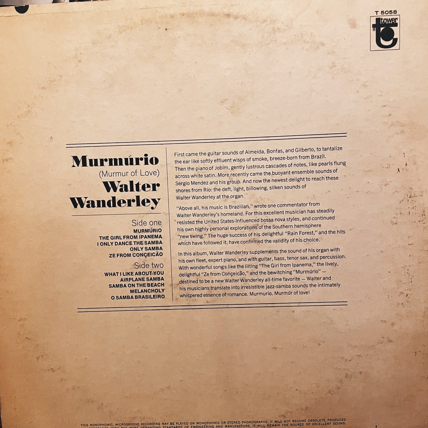 Walter Wanderley – Murmúrio