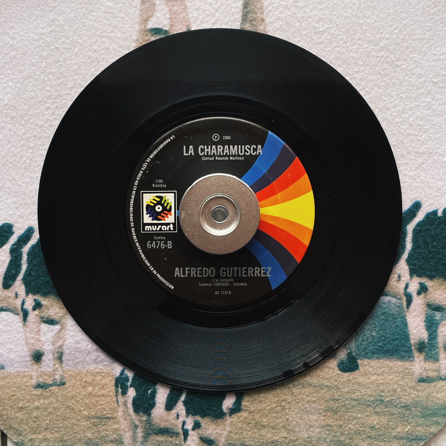 7¨| Alfredo Gutierrez Y Su Conjunto – Cabaretera / La Charamusca