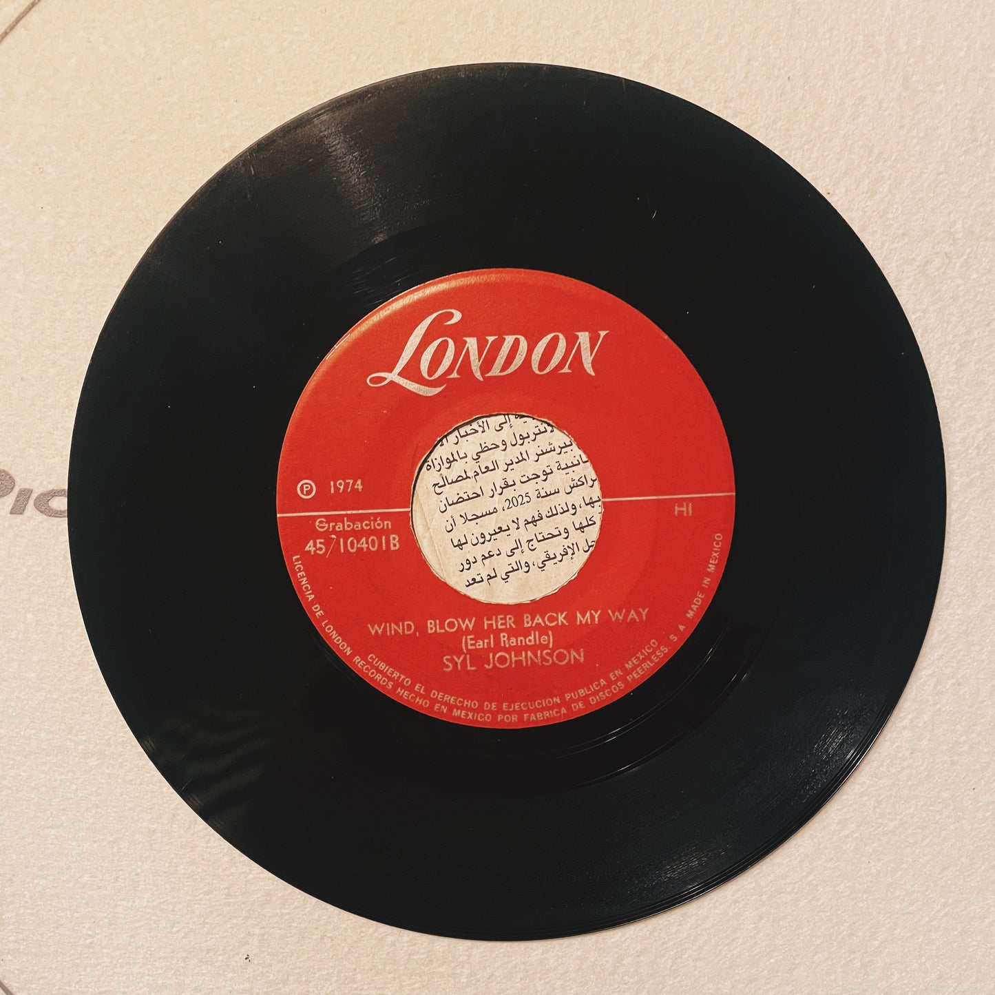 7¨| Syl Johnson - Wind blow her back my way / Back for a taste of your love