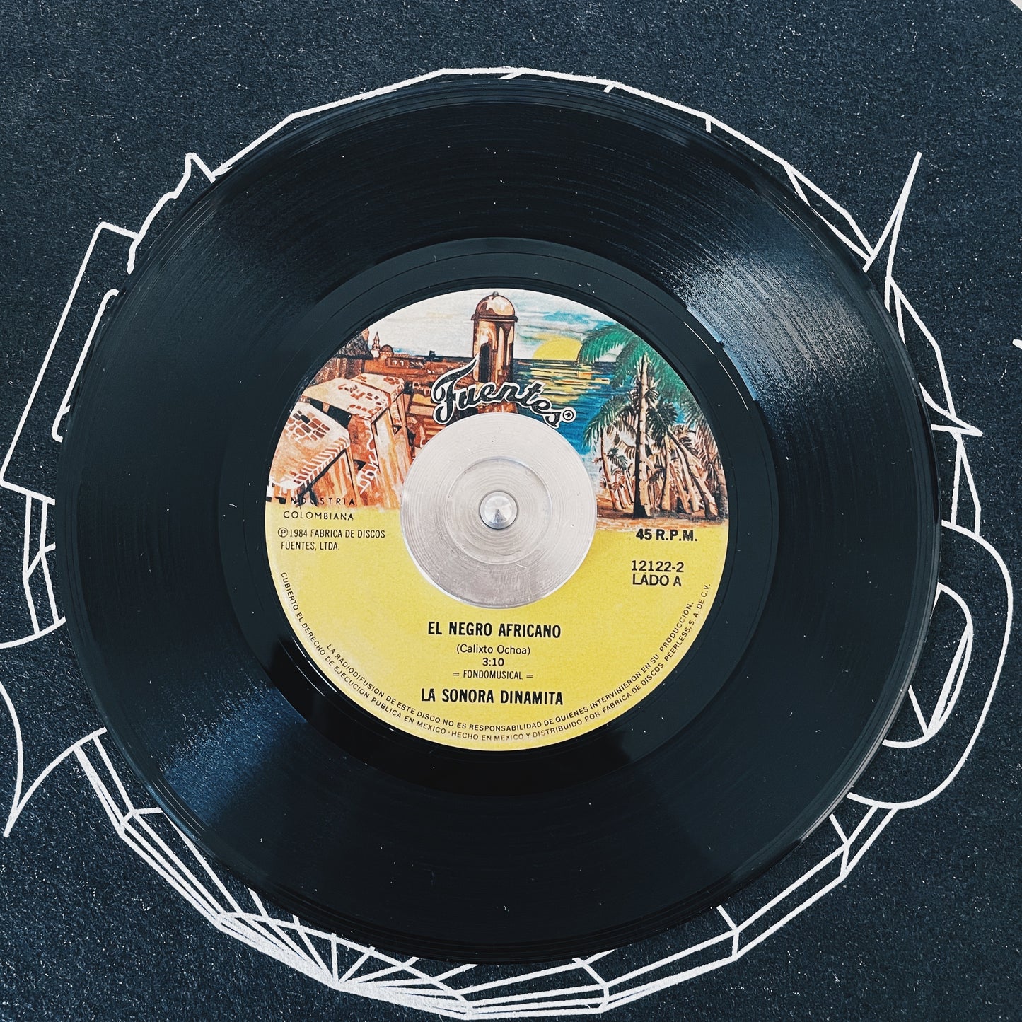 7¨| La Sonora Dinamita – El Negro Africano / Los Manchones