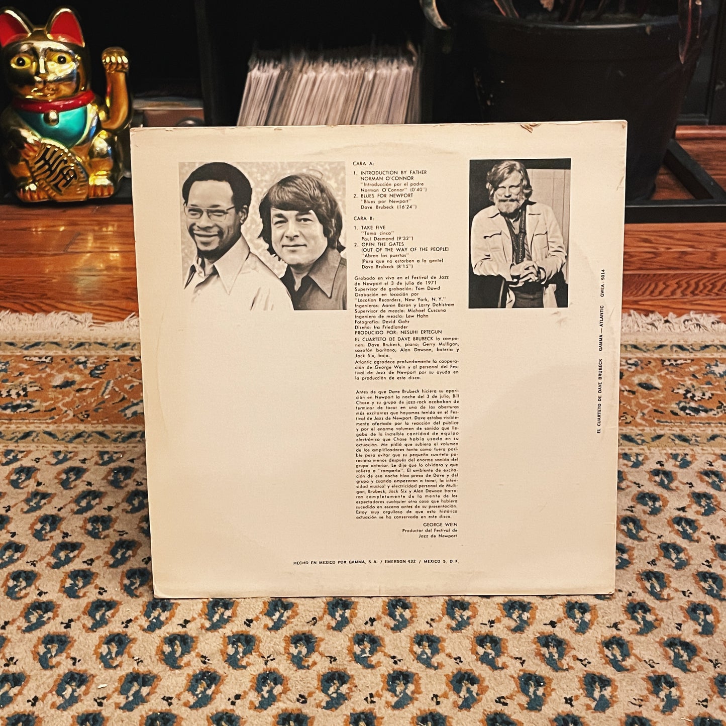 The Dave Brubeck Quartet Featuring Gerry Mulligan, Alan Dawson, Jack Six – La última vez en Newport