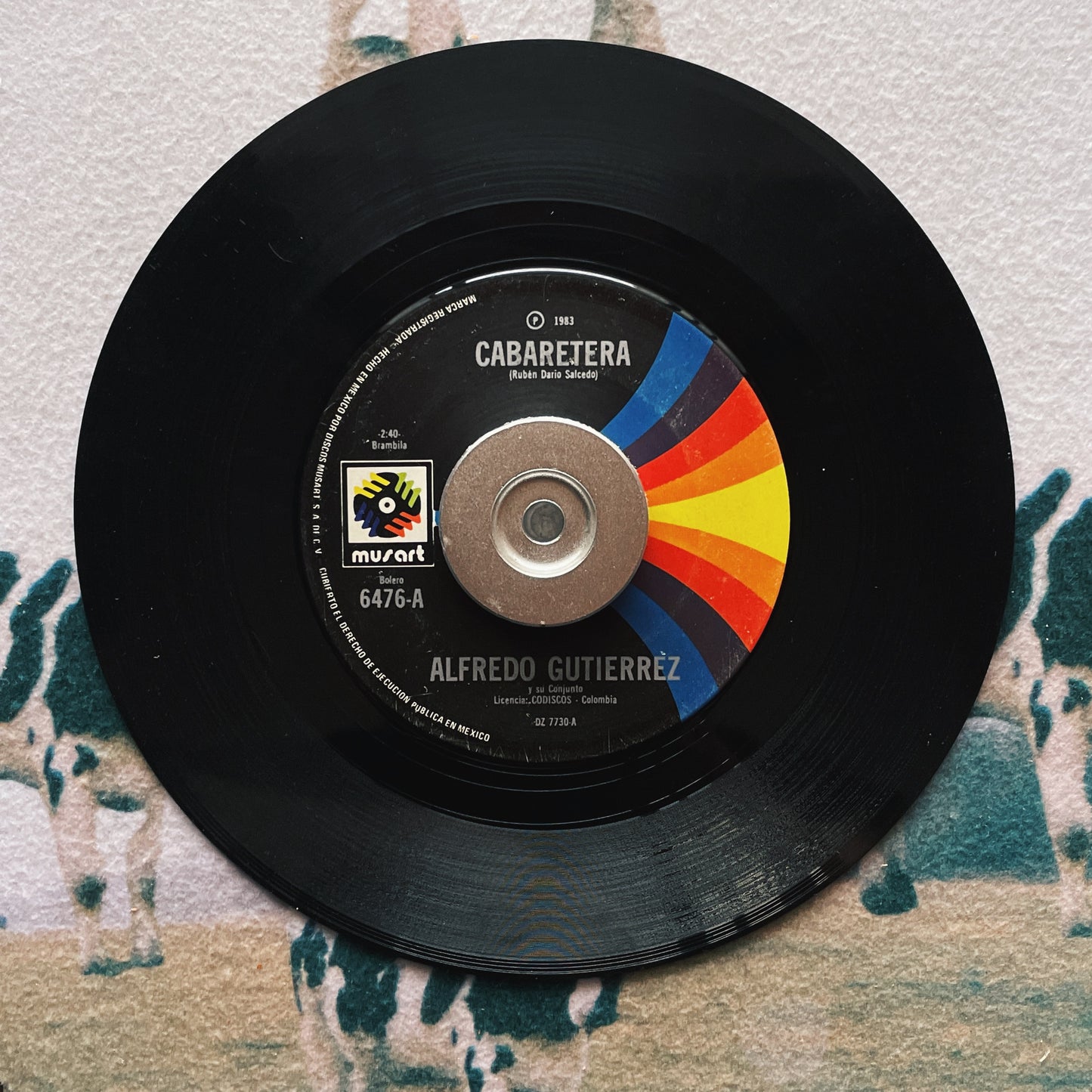 7¨| Alfredo Gutierrez Y Su Conjunto – Cabaretera / La Charamusca