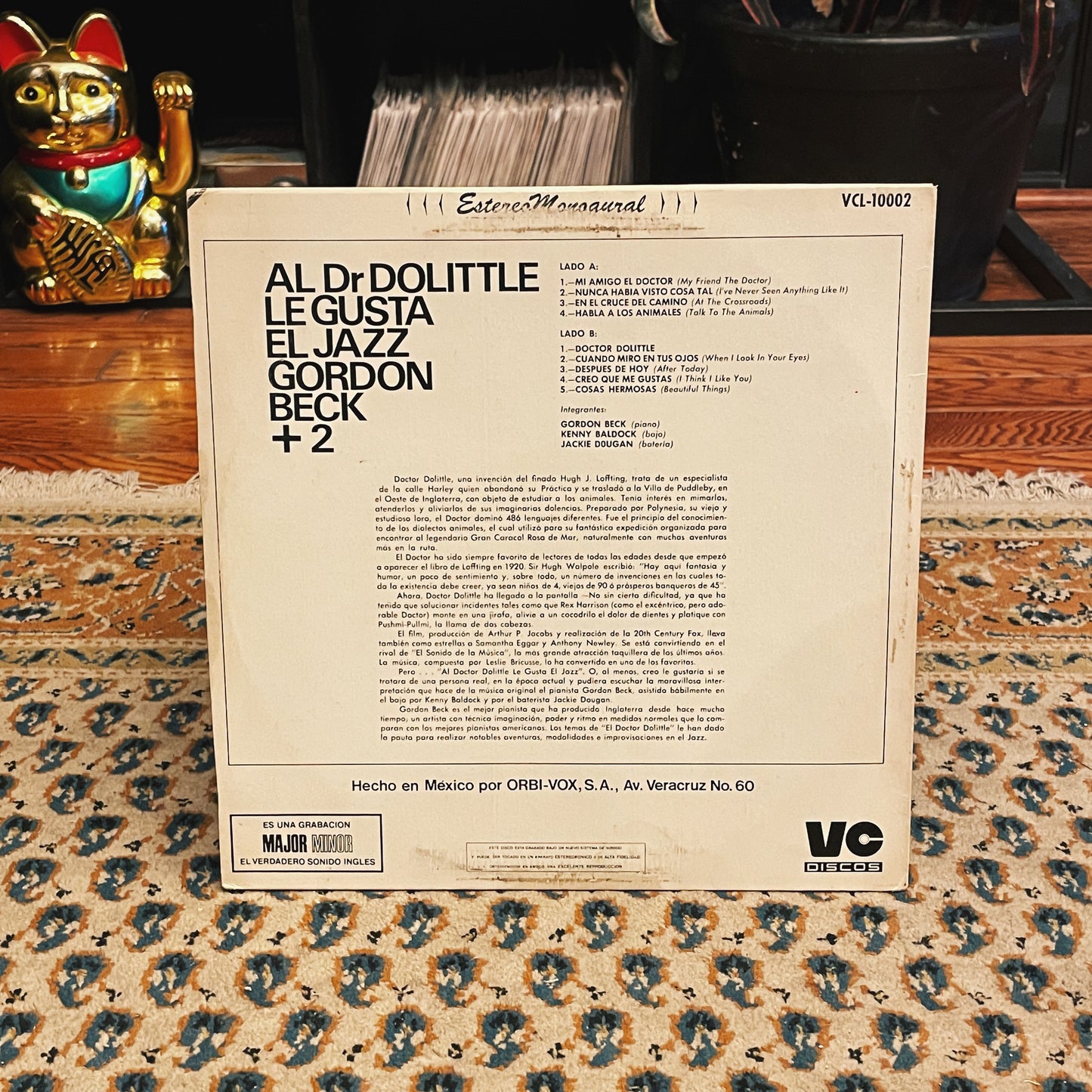 Gordon Beck + 2* – Al Dr Dolittle Le Gusta El Jazz