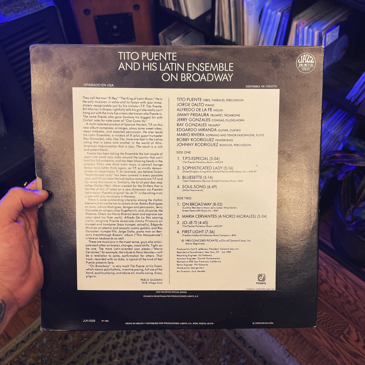 Tito Puente And His Latin Ensemble – On Broadway