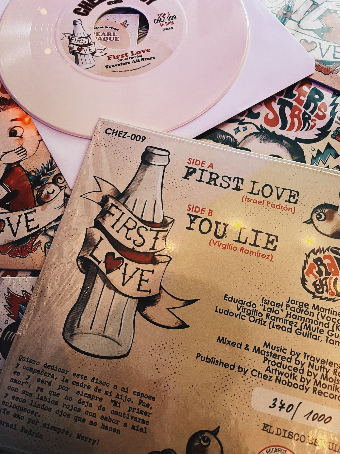 7¨| Travelers Allstars – First Love (color vinyl)