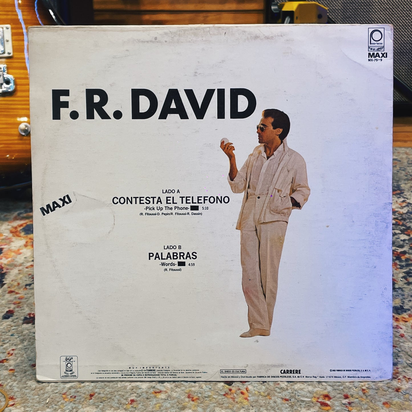 F.R. David – Pick Up The Phone / Words