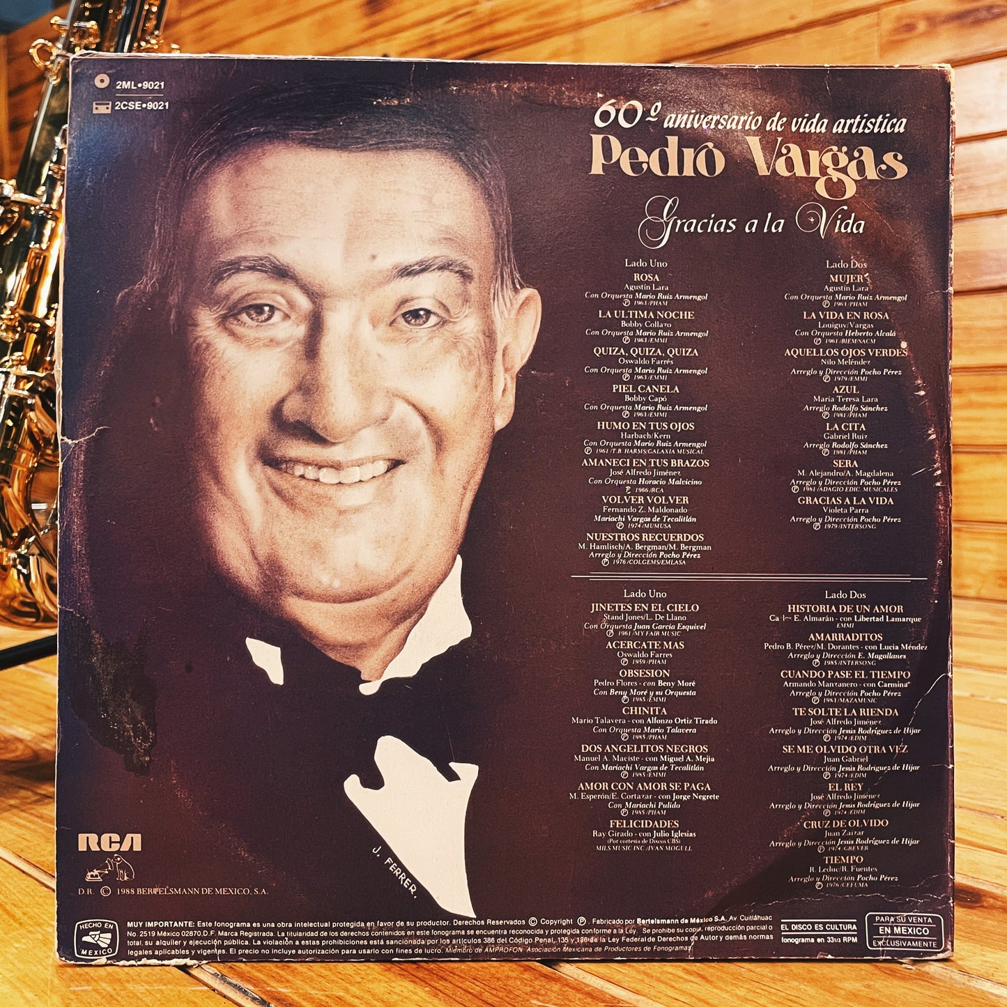 Pedro Vargas – 60° Aniversario De Vida Artistica... Gracias A La Vida