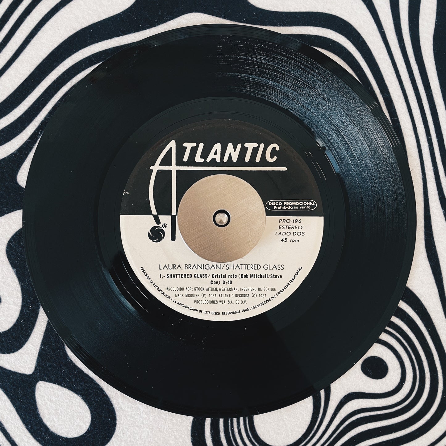 7¨| Laura Branigan – Shattered Glass (Promocional)