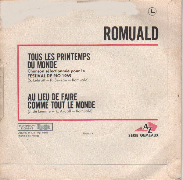 7¨| Romuald – Tous Les Printemps Du Monde