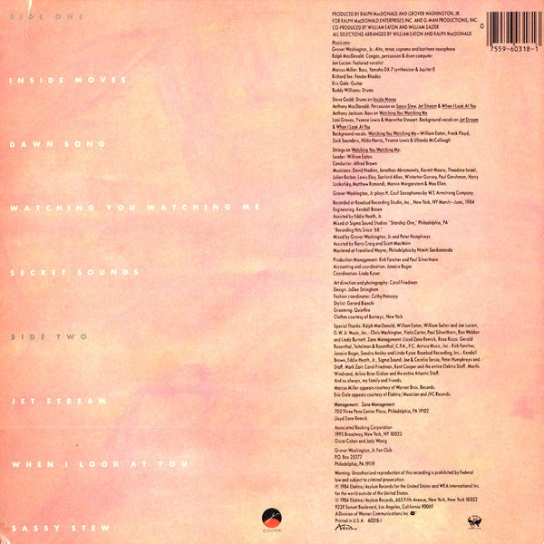 Grover Washington Jr. – Inside Moves