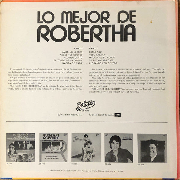 Robertha – Lo Mejor De Robertha