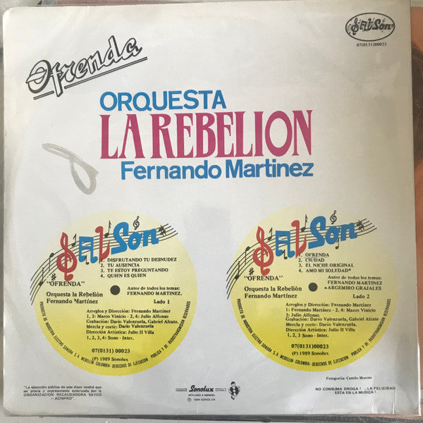 Orquesta La Rebelion – Ofrenda