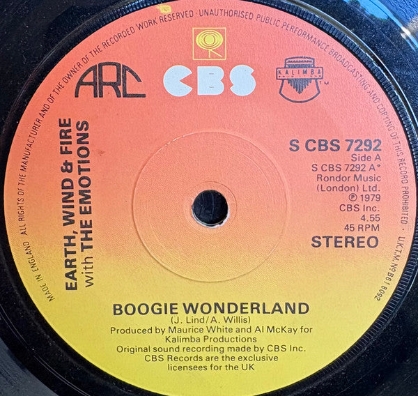 7¨| Earth, Wind & Fire With The Emotions – Boogie Wonderland