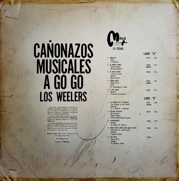 Los Weelers – Cañonazos Musicales A Go Go