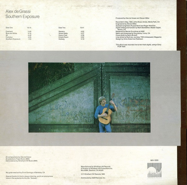 Alex de Grassi – Southern Exposure