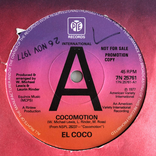 7¨| El Coco – Cocomotion / Love to the world (Promocional)