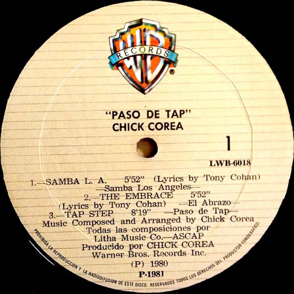 Chick Corea – Tap Step