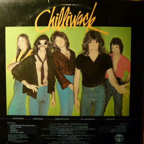 Chilliwack – Breakdown In Paradise