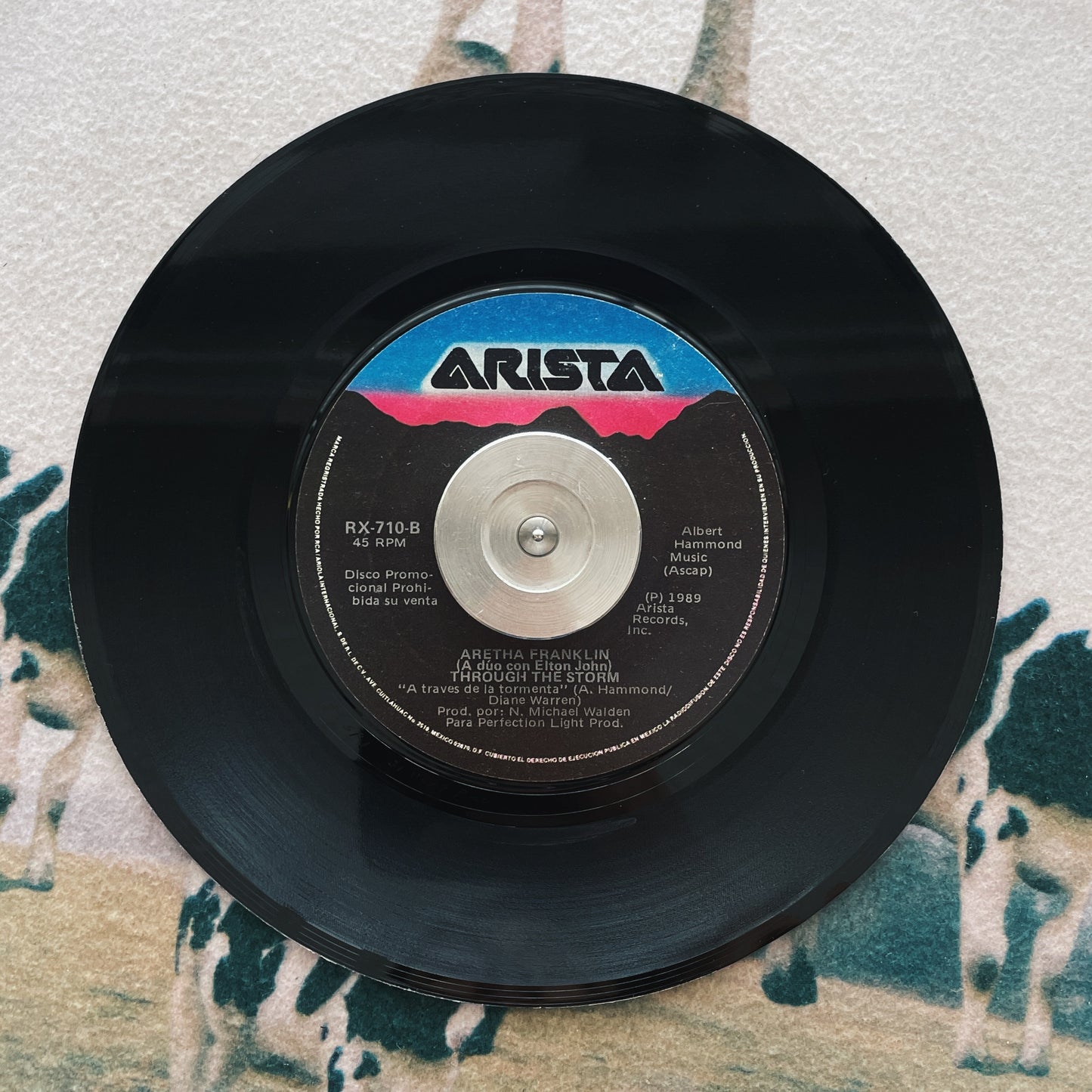 7¨| Aretha Franklin con Elton John ‎– Through The Storm