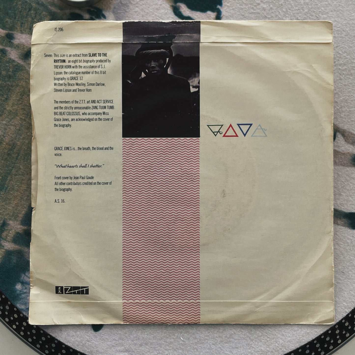 7¨| Grace Jones – Slave To The Rhythm