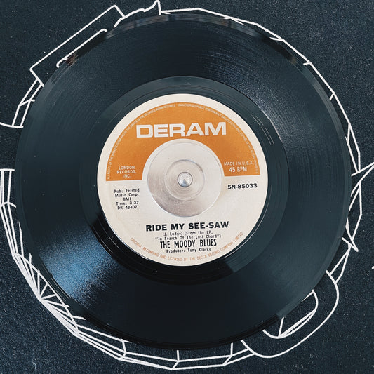 7¨| The Moody Blues ‎– Ride My See-Saw / Voices In The Sky