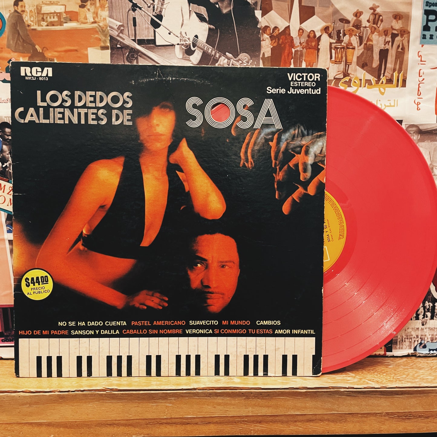 Sosa ‎– Los Dedos Calientes De Sosa Vol. II (Vinil color rosa)