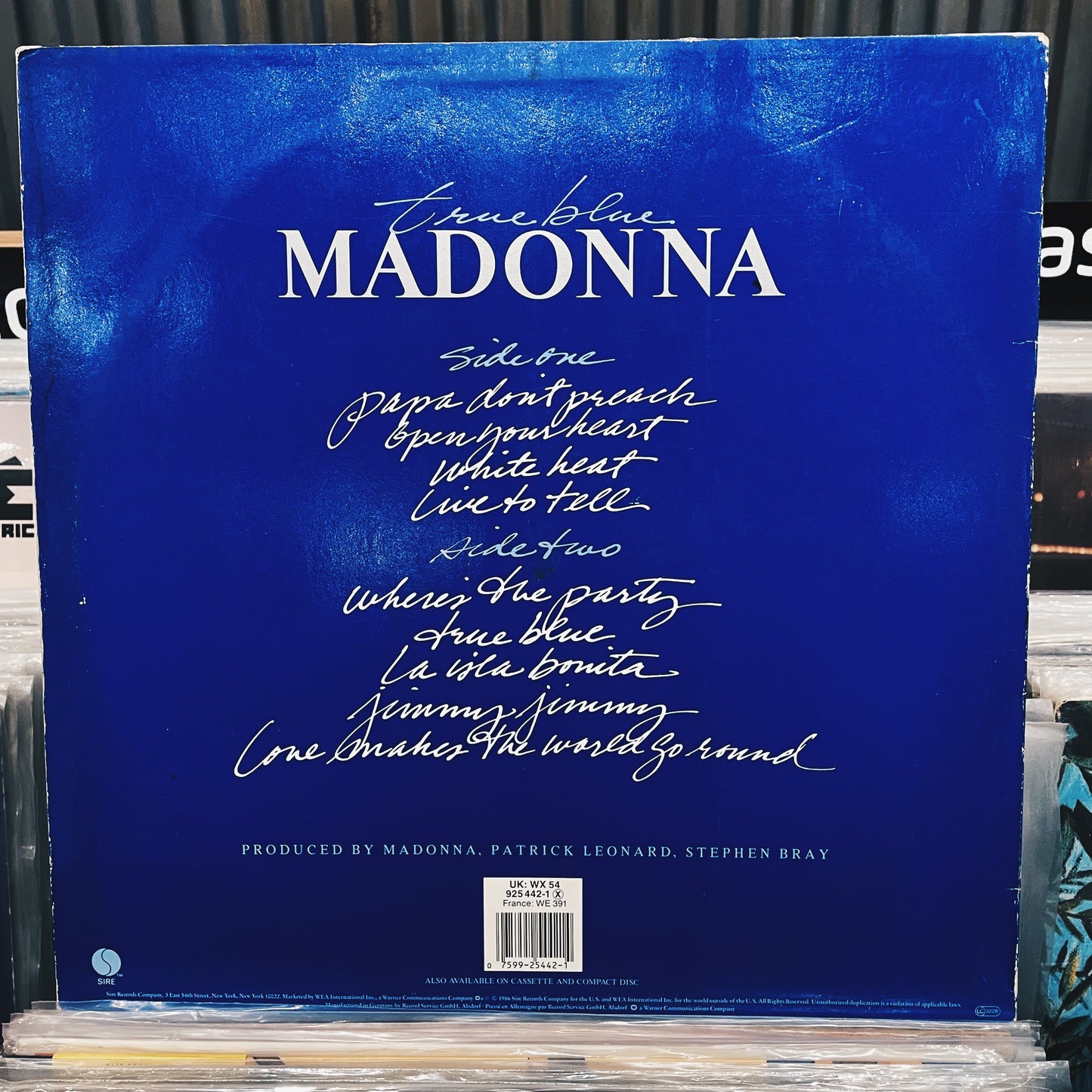 Madonna ‎– True Blue