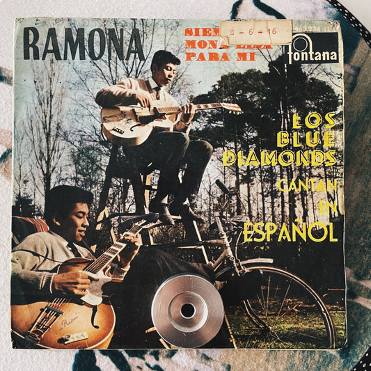 7¨| Los Blue Diamonds ‎– Los Blue Diamonds Cantan En Español EP 4 TRACKS