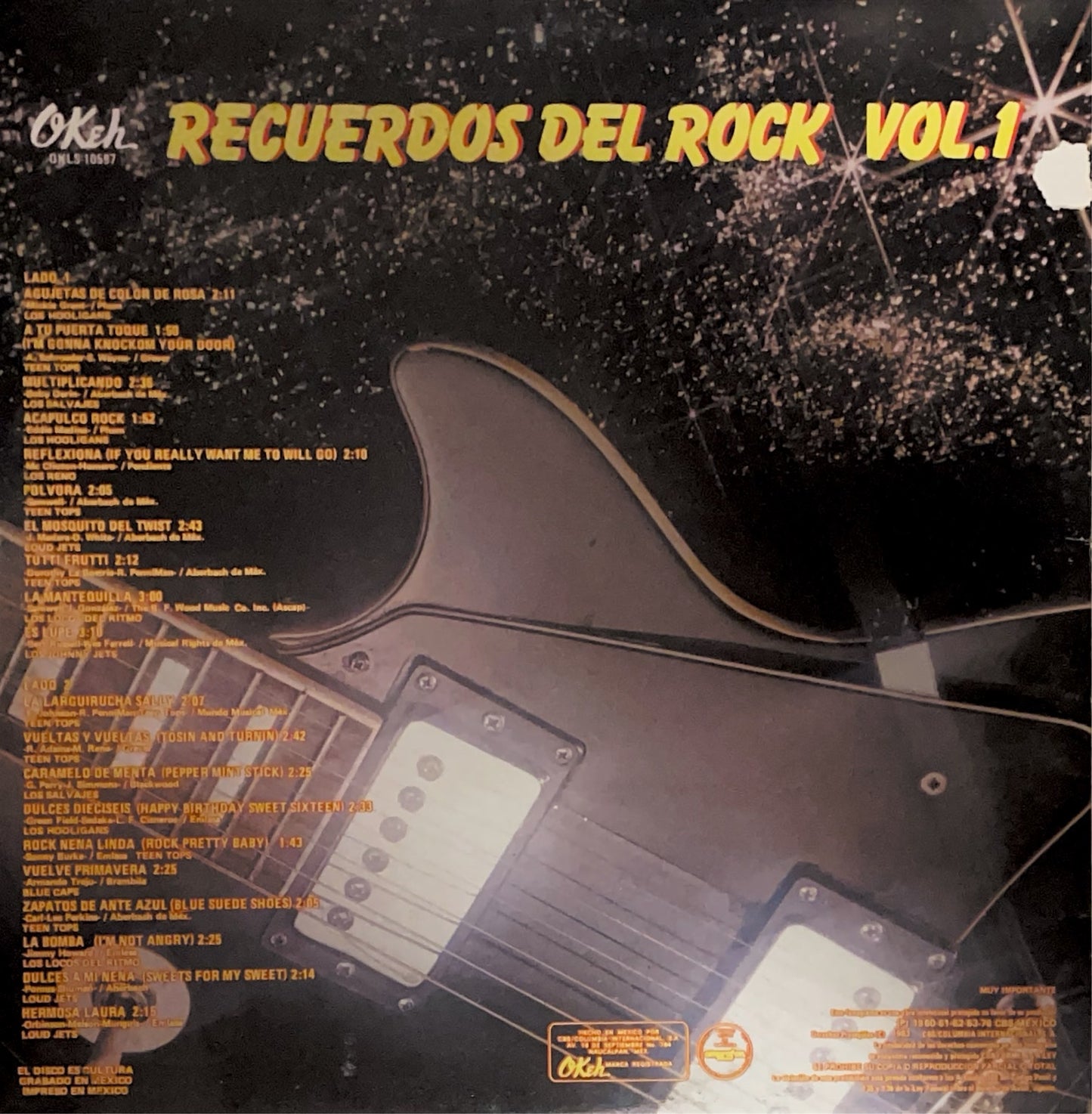 Various ‎– 20 Auténticos Éxitos Recuerdos Del Rock Vol.1