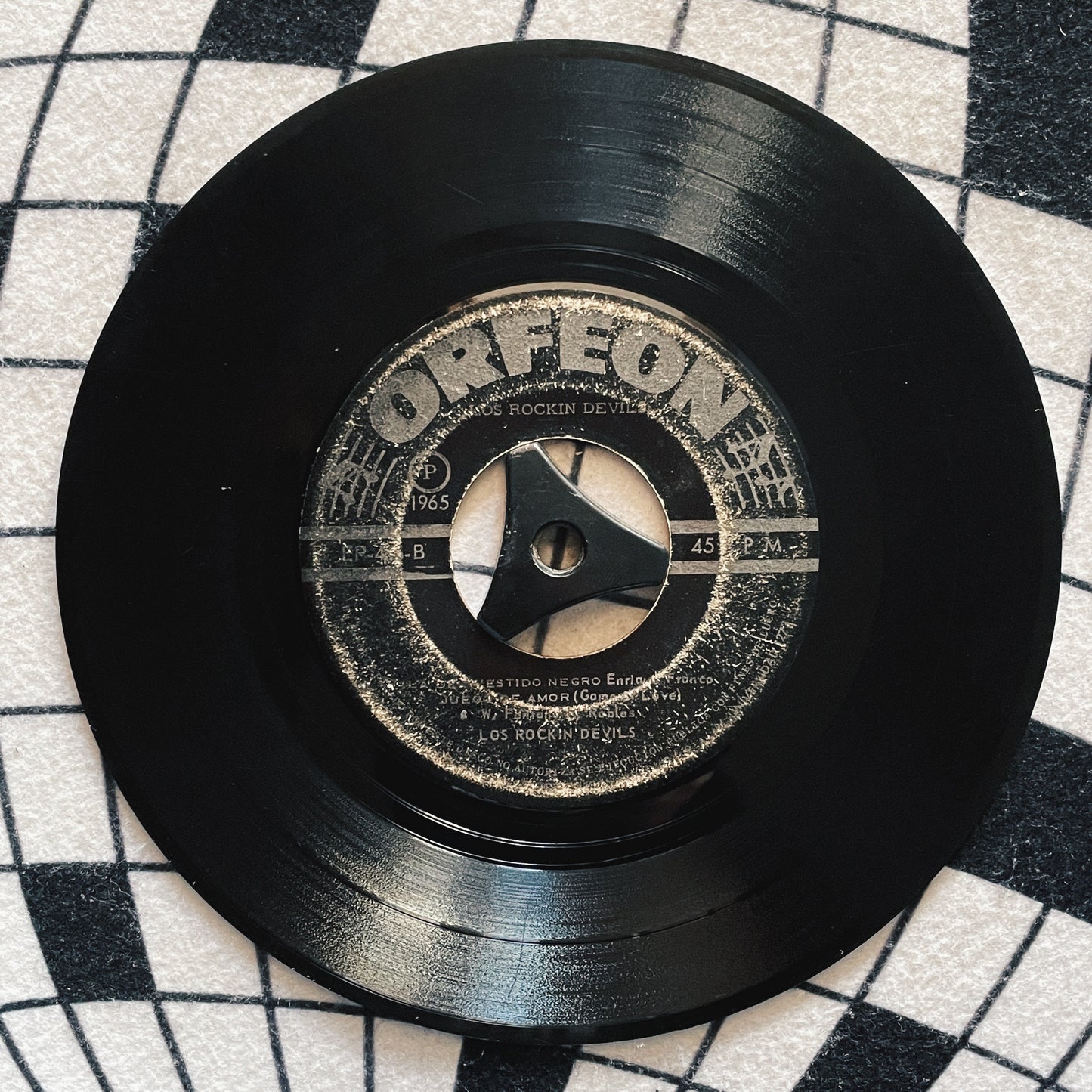 7¨| Los Rockin Devils ‎– Bule Bule / Solo A Mi / La Del Vestido Negro / Juego De Amor