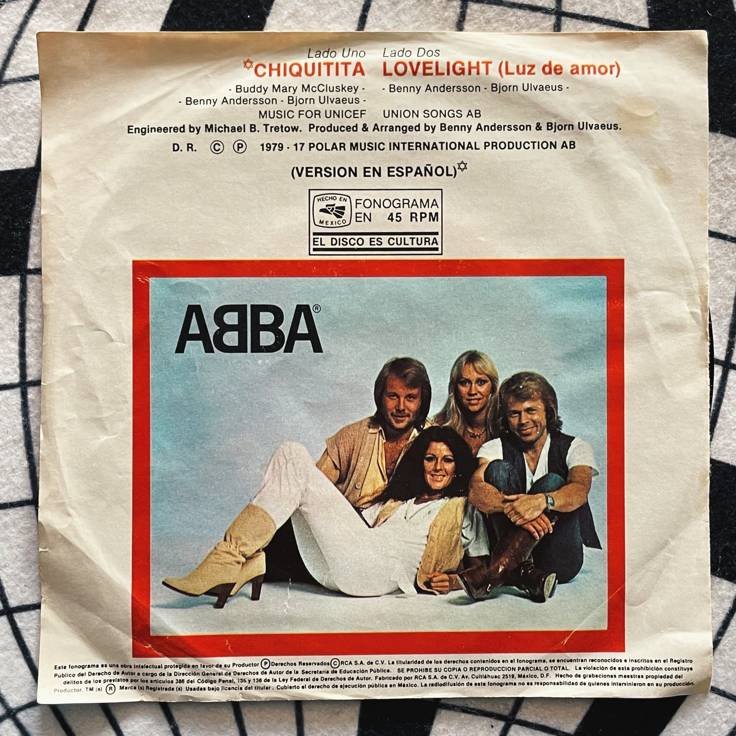 7¨| ABBA ‎– Chiquitita (Version en Español)